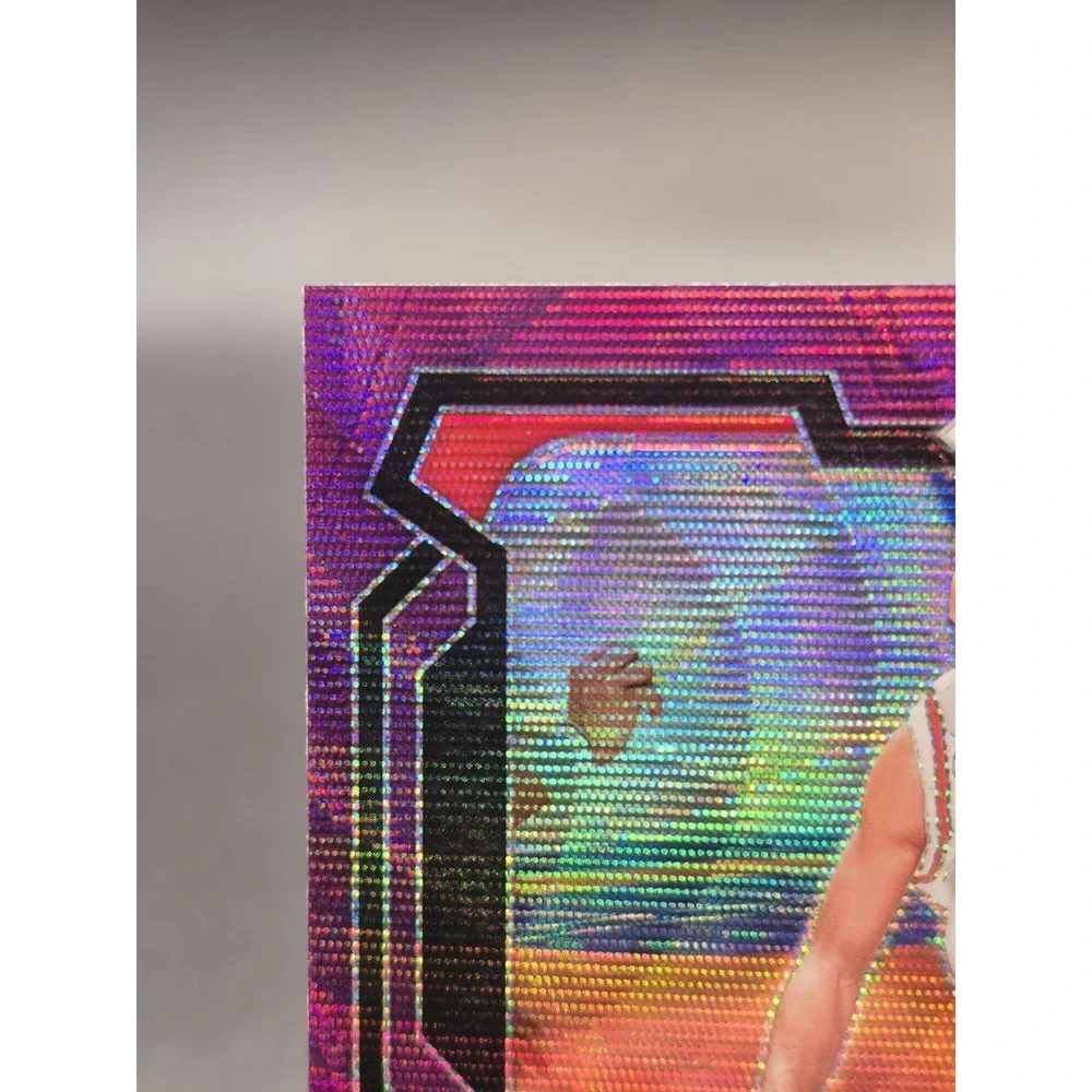 2024 Prizm Draft Picks Stephen Curry #77 Purple Wave Prizm Variations Warriors